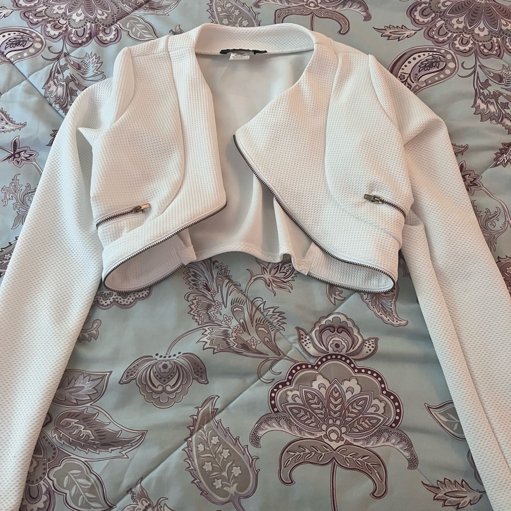 White dress jacket